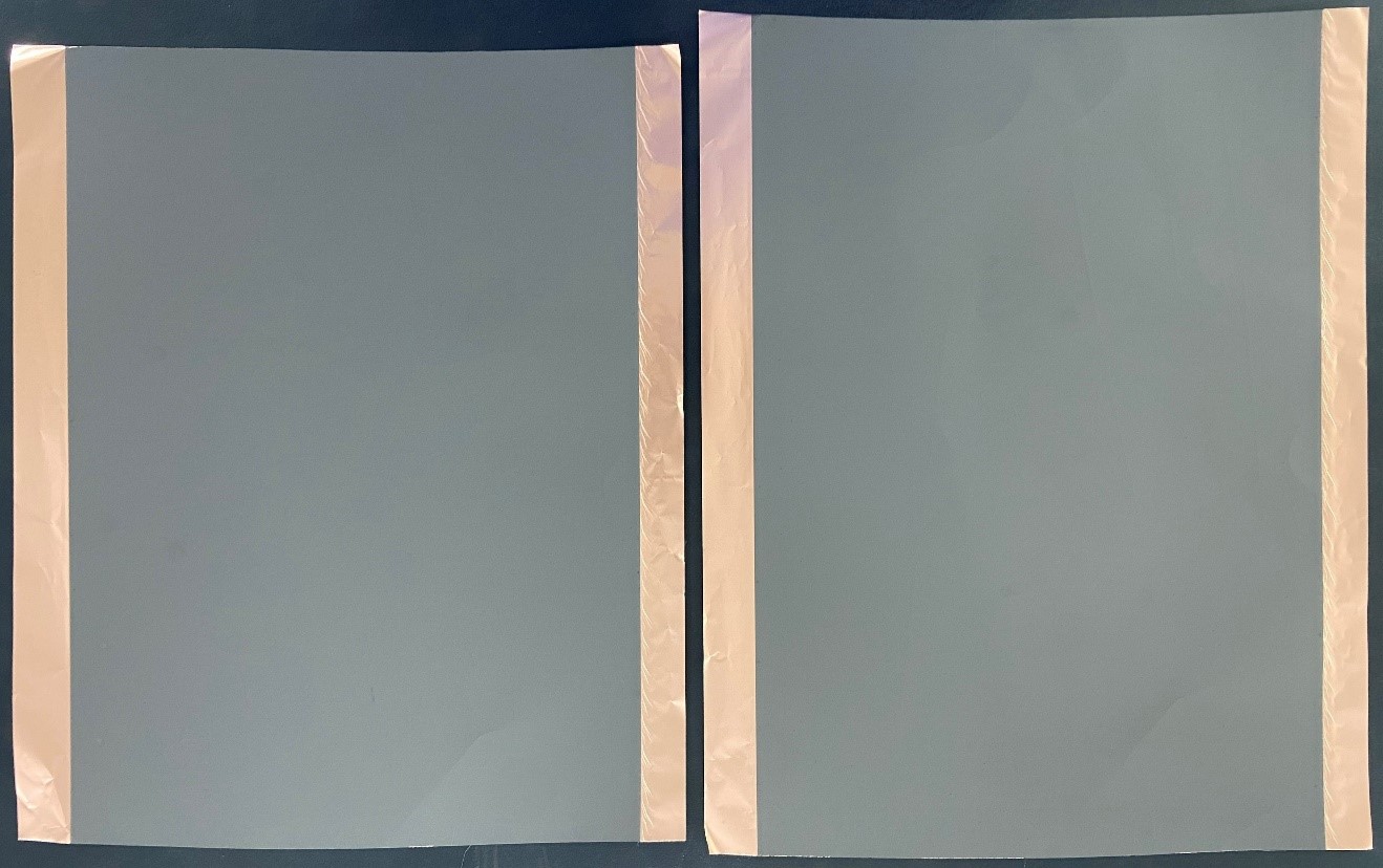 Anode electrode sheets using NMG’s active anode material currently tested by Panasonic Energy.